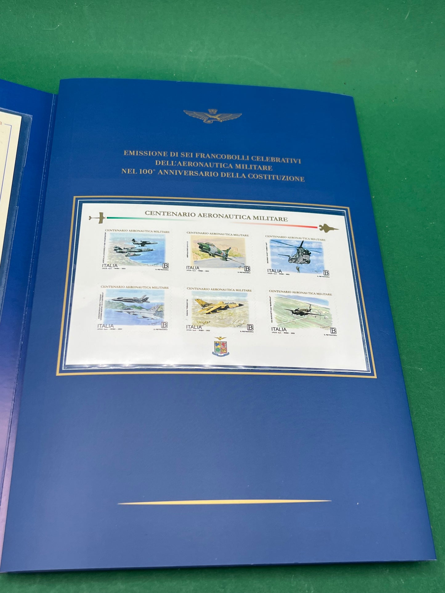 ITALIA 2023 Aeronautica militare FOLDER ESAURITO Anniversario.
