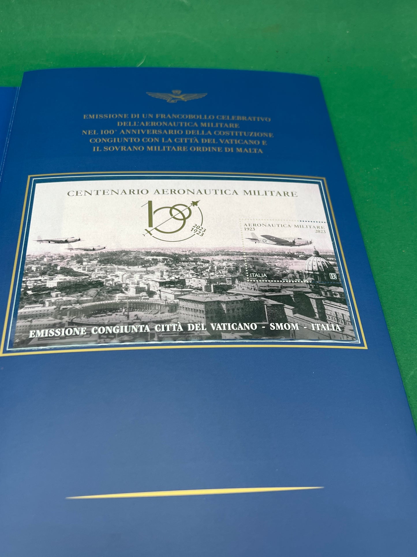 ITALIA 2023 Aeronautica militare FOLDER ESAURITO Anniversario.