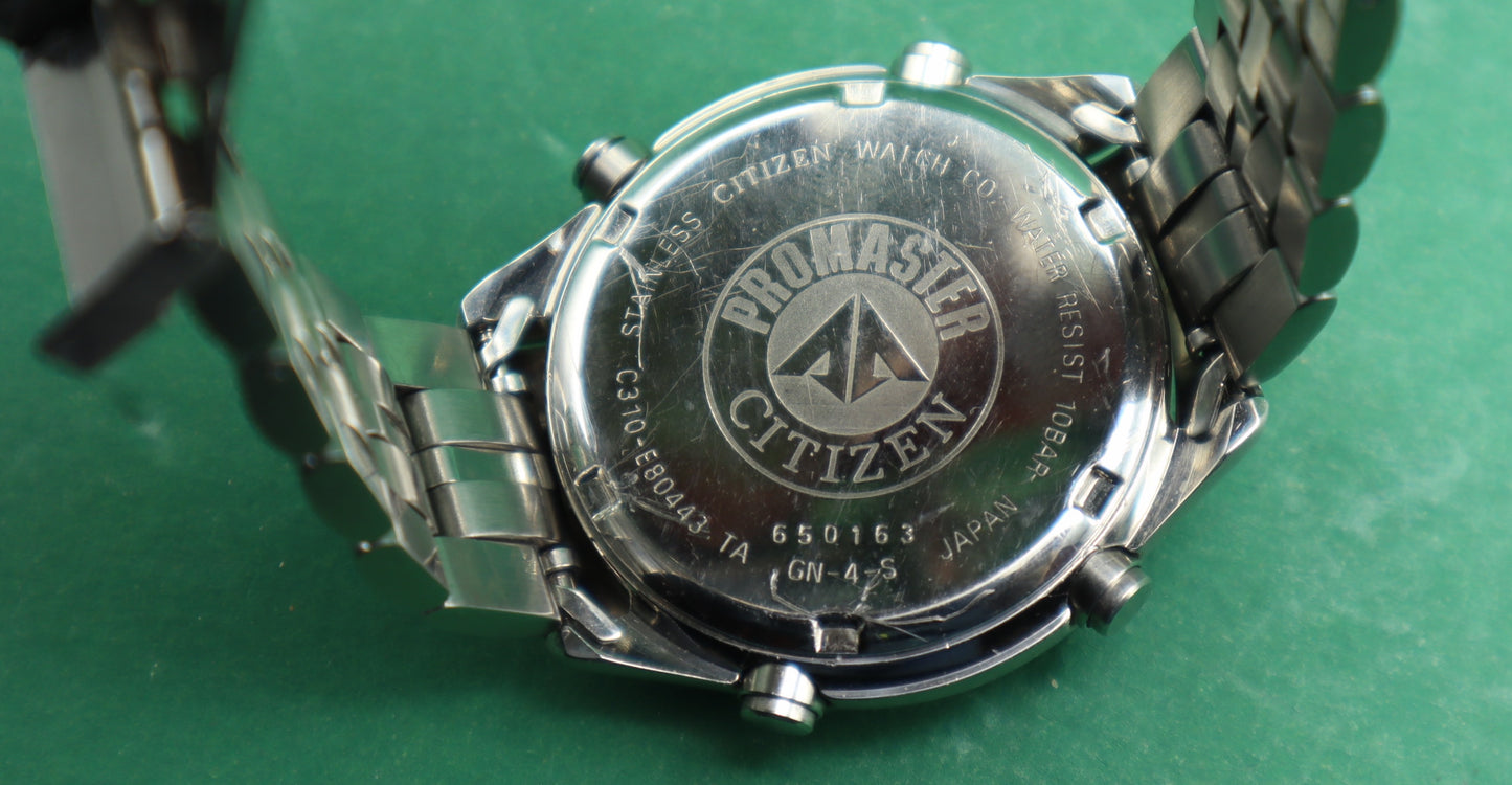 Citizen Promaster Chronograph C310 Alarm Tachymeter Acciaio 10 Bar