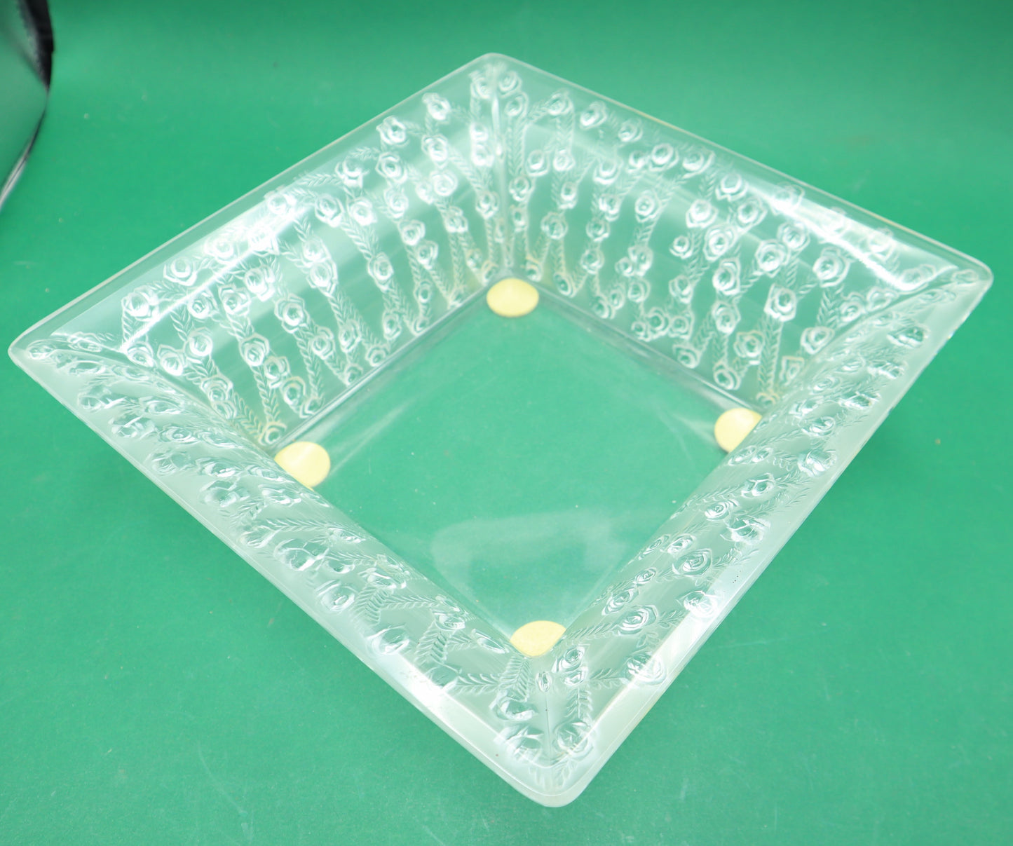 Vintage Lalique Centrotavola ´Roses´- Design Rene Lalique- Anno 1939 Firmato Cristallo