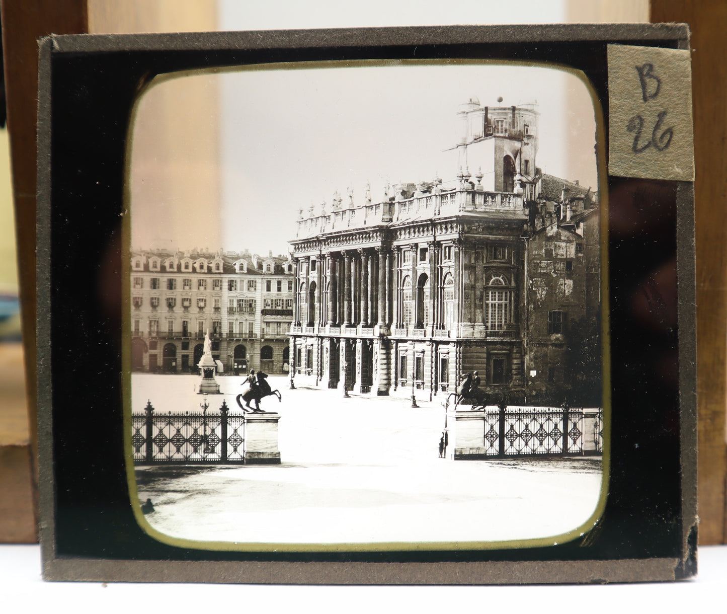 Magic Lantern Glass Verre Fotografica Vetro Palazzo Reale Torino 1850 Italia