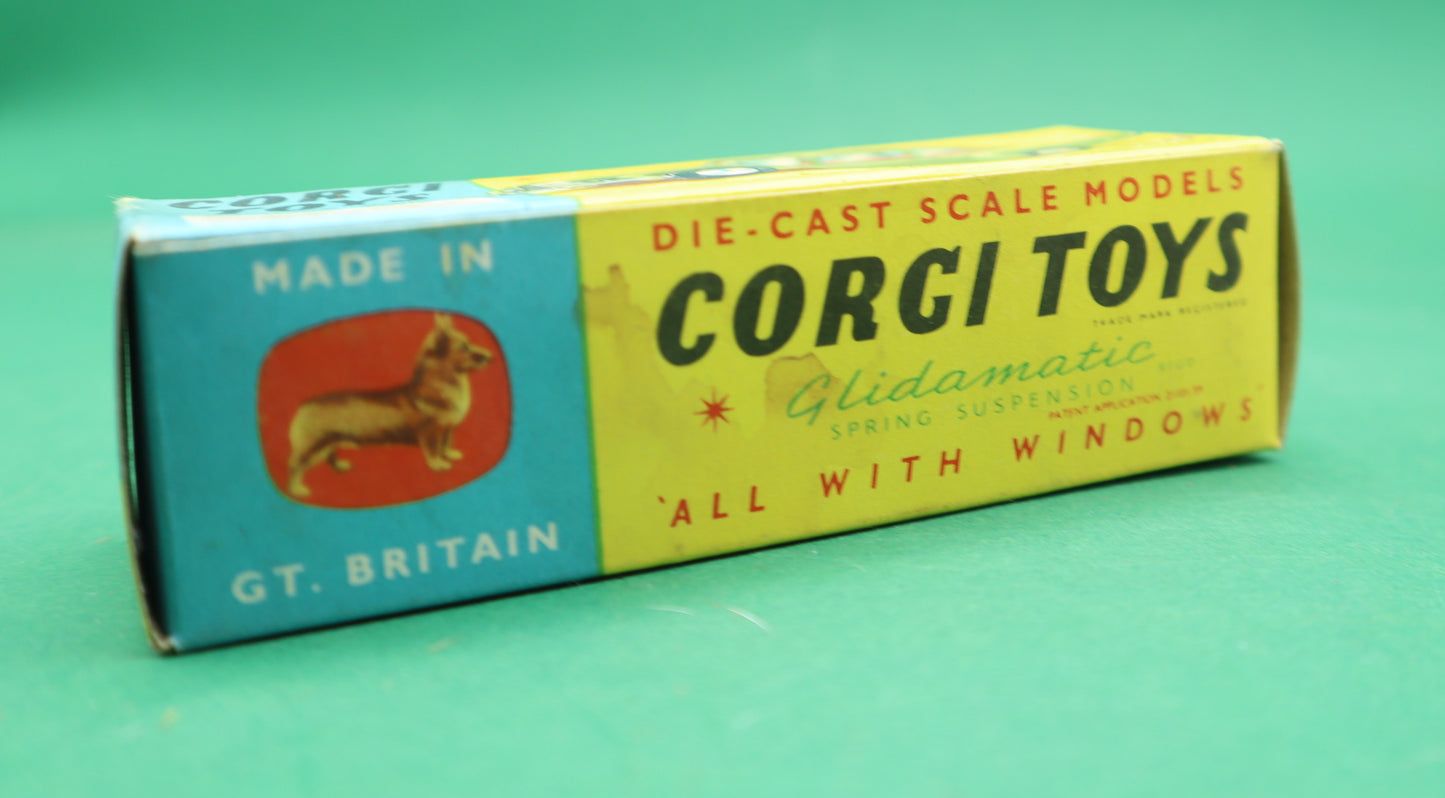 CORGI TOYS - 224- BENTLEY CONTINENTAL SPORTS SALOON- GREY/BLACK SCATOLA ORIGINALE 1/43