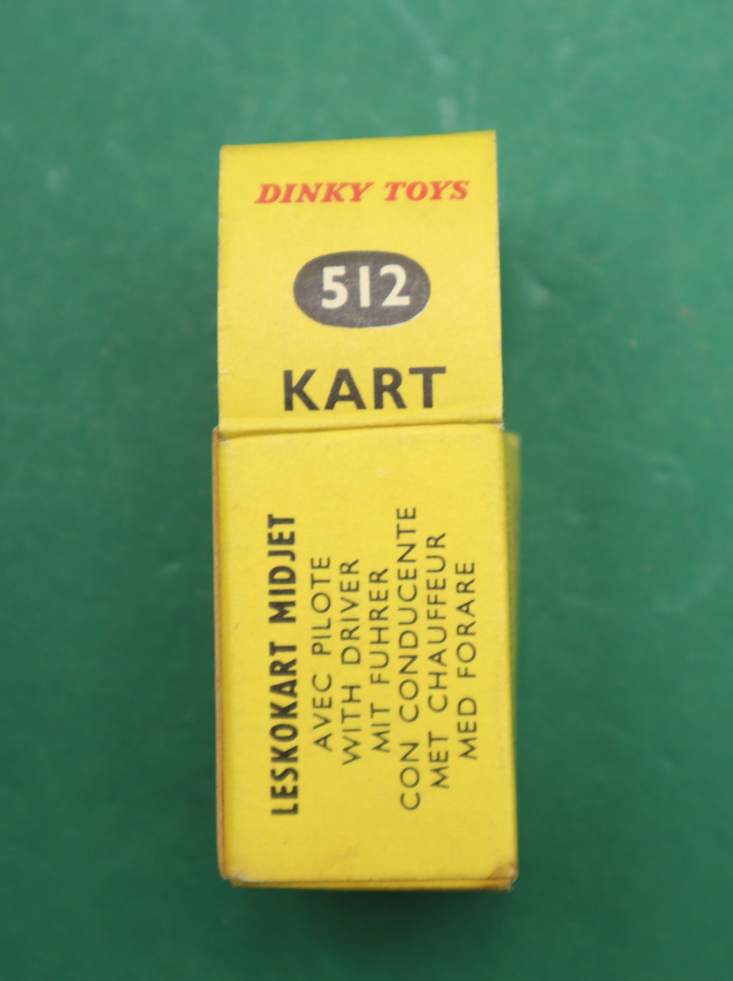 DINKY TOYS - 512- LESKOKART MIDJET -BLU FRANCE SCATOLA ORIGINALE 1/43 CIRCA 1961