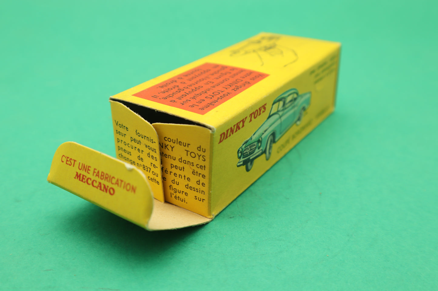 DINKY TOYS -549- COUPE BORGWARD ''ISABELLA'' - GRIGIO -MECCANO FRANCE- SCATOLA ORIGINALE 1/43