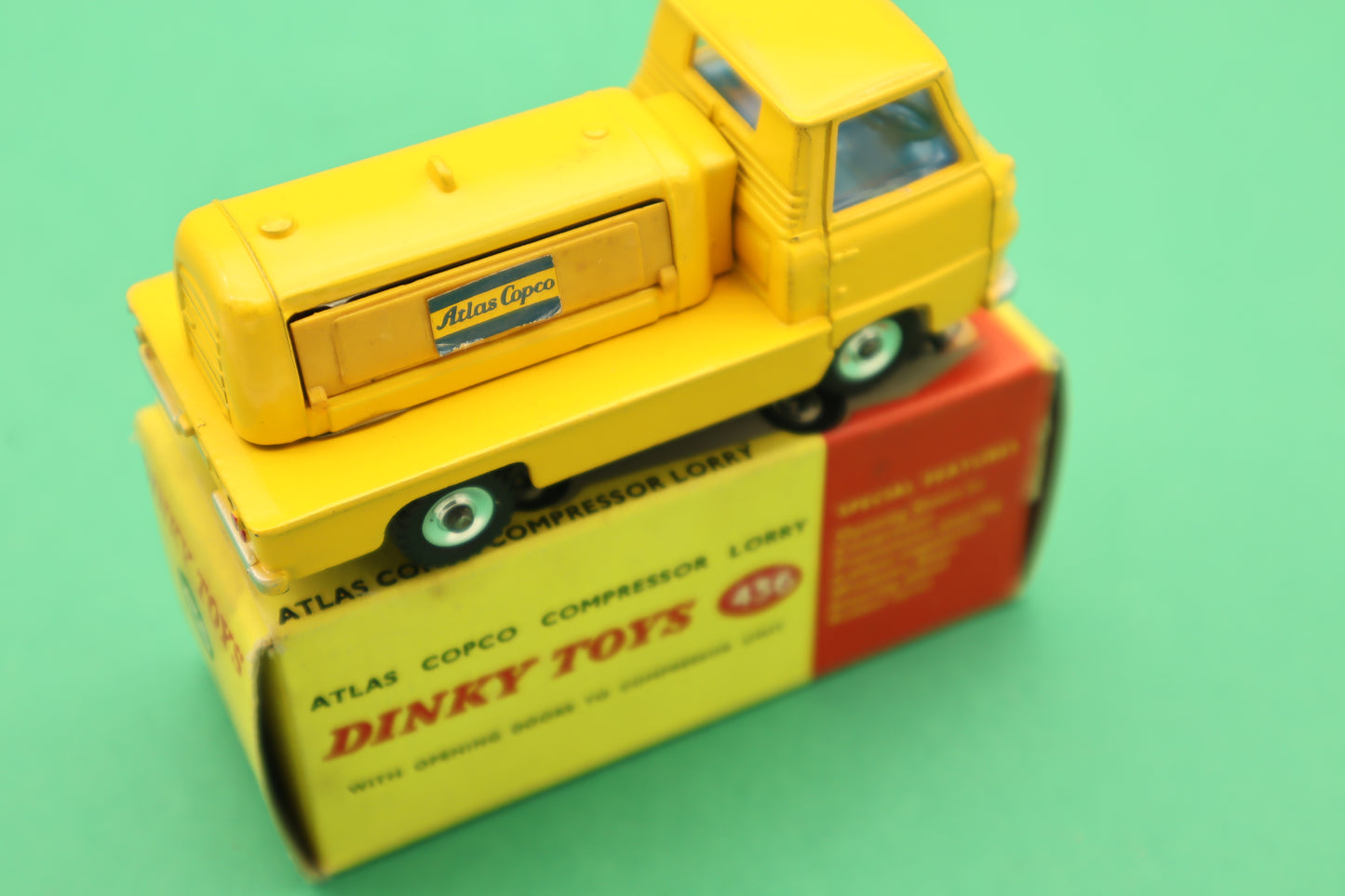 DINKY TOYS - 436 - ATLAS COPCO COMPRESSOR LORRY- MECCANO ENGLAND - SCATOLA ORIGINALE 1/43