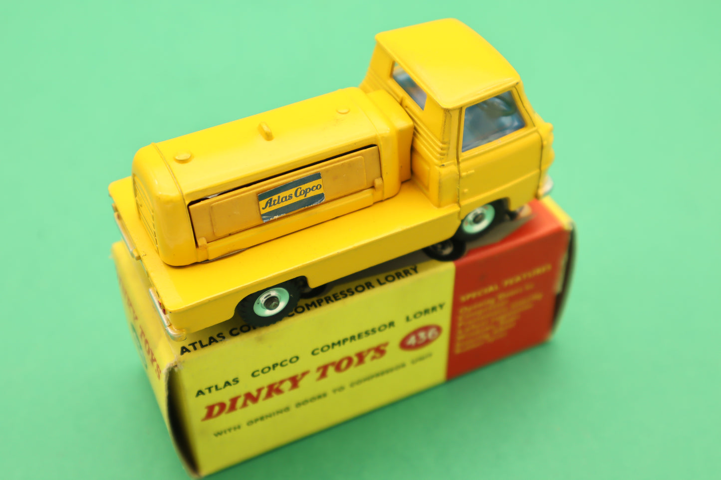 DINKY TOYS - 436 - ATLAS COPCO COMPRESSOR LORRY- MECCANO ENGLAND - SCATOLA ORIGINALE 1/43