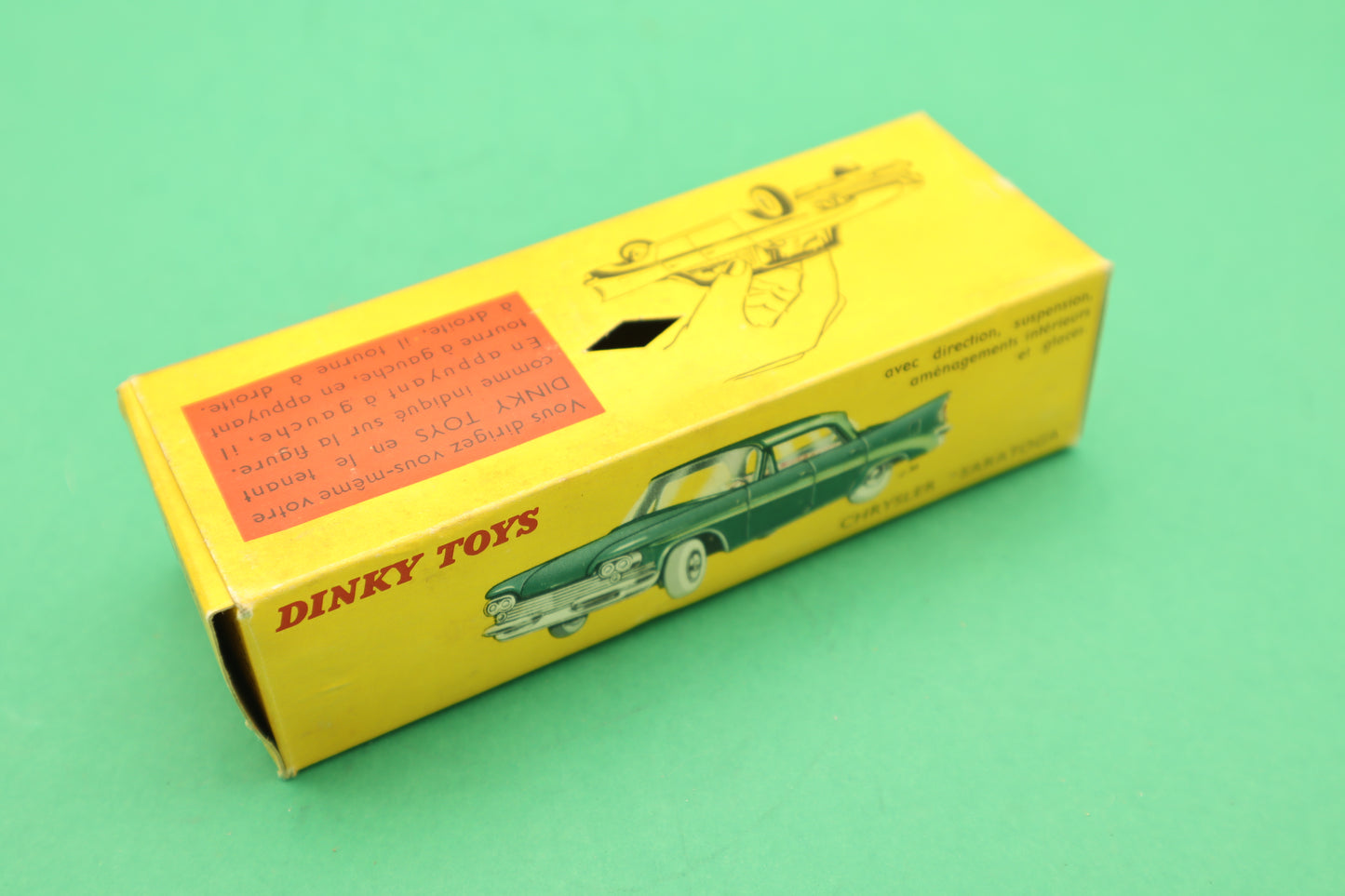 DINKY TOYS - 550 - CHRYSLER SARATOGA- MECCANO FRANCESE - SCATOLA ORIGINALE 1/43