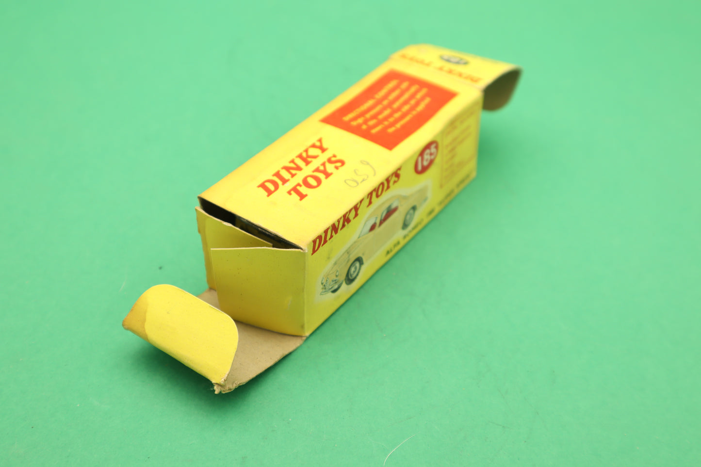 DINKY TOYS - 185- ALFA ROMEO 1900 COUPE ''SUPER SPRINT'' GIALLO- SCATOLA ORIGINALE 1/43