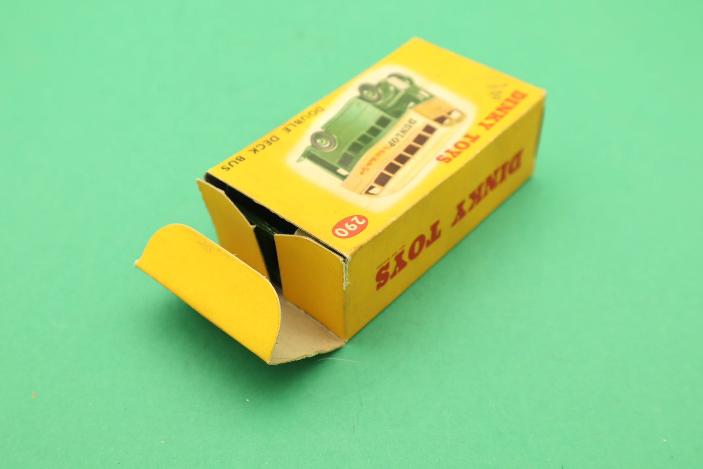 DINKY TOYS - 290- DOUBLE DECK BUS ''DUNLOP''- SCATOLA ORIGINALE 1/43 circa 1950's