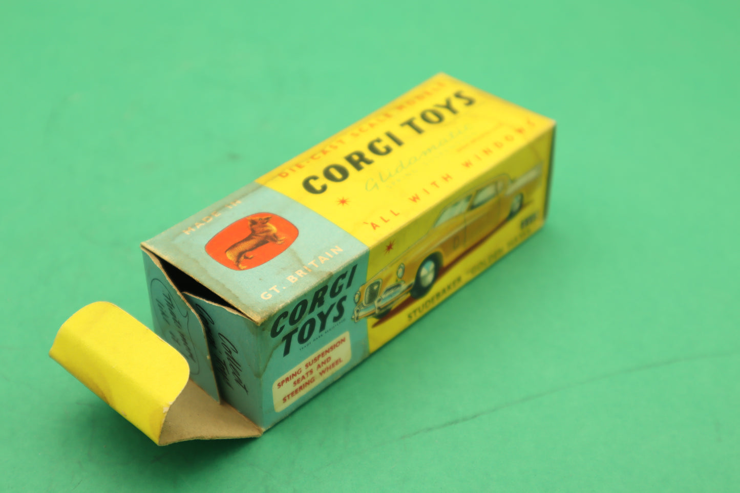 CORGI TOYS - 211S - STUDEBAKER GOLDEN HAWK - GOLDEN MECCANO ENGLAND- SCATOLA ORIGINALE 1/43