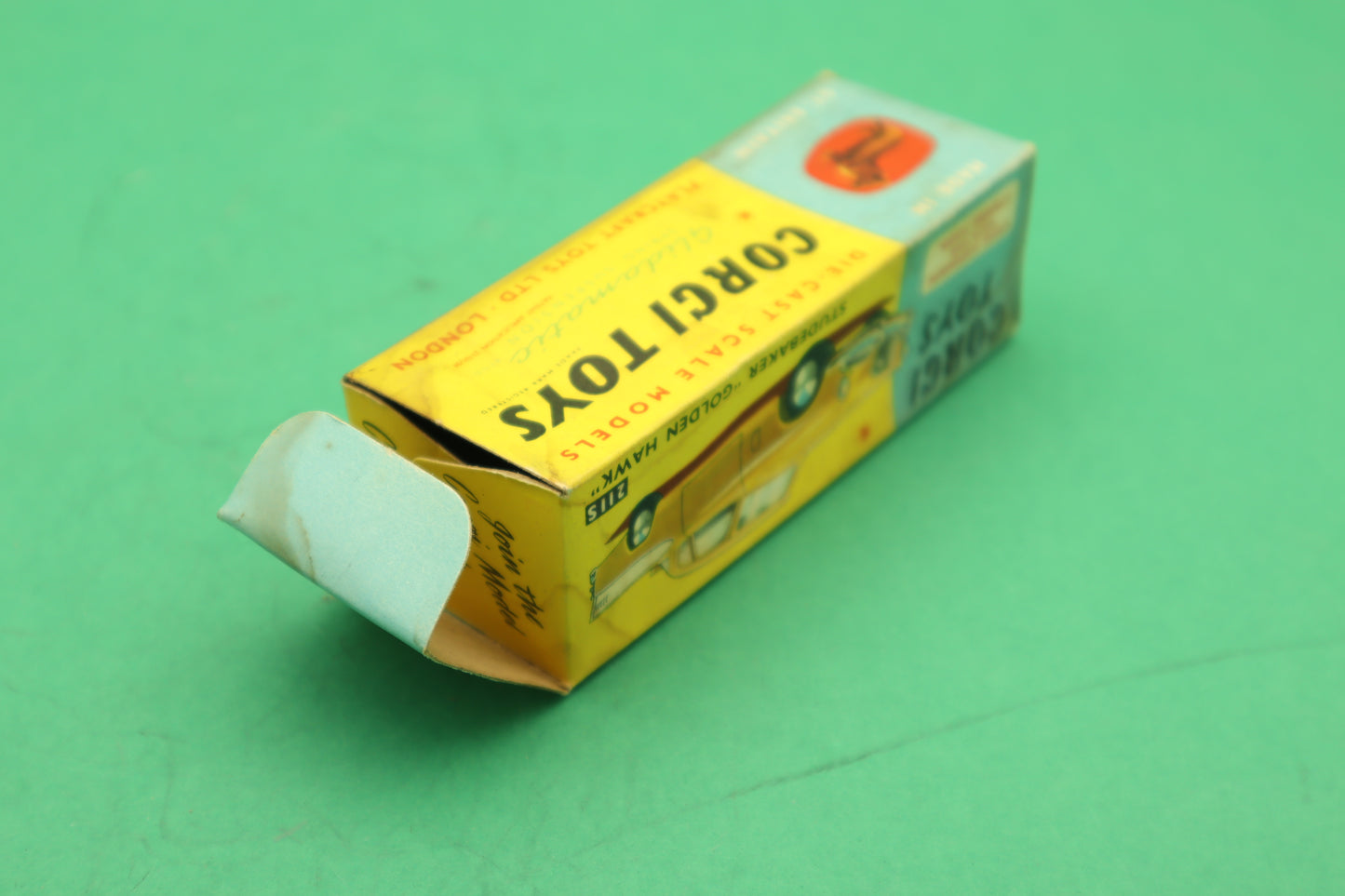 CORGI TOYS - 211S - STUDEBAKER GOLDEN HAWK - GOLDEN MECCANO ENGLAND- SCATOLA ORIGINALE 1/43