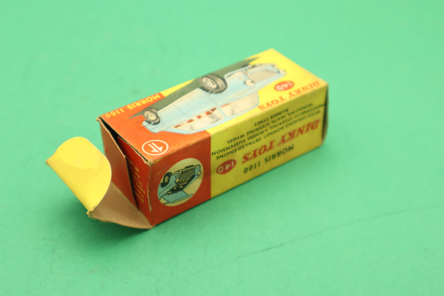 DINKY TOYS - 140- MORRIS 1100 - MECCANO ENGLAND- SCATOLA ORIGINALE blu chiaro