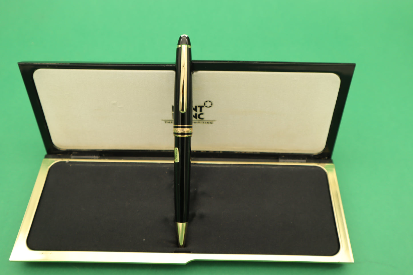 Montblanc Meisterstuck Ballpoint Pen Biro Black Casing Writing