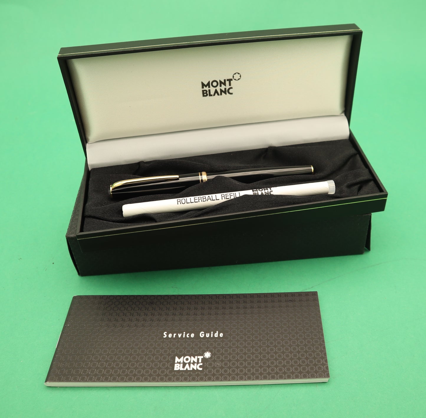 MontBlanc Meisterstuck Ballpoint Pen Black and Gold With box Made in Germany