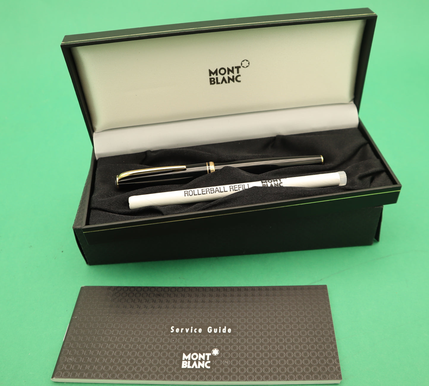 MontBlanc Meisterstuck Ballpoint Pen Black and Gold With box Made in Germany