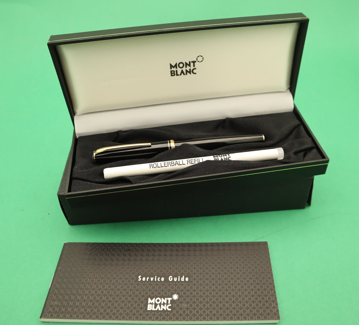 MontBlanc Meisterstuck Ballpoint Pen Black and Gold With box Made in Germany