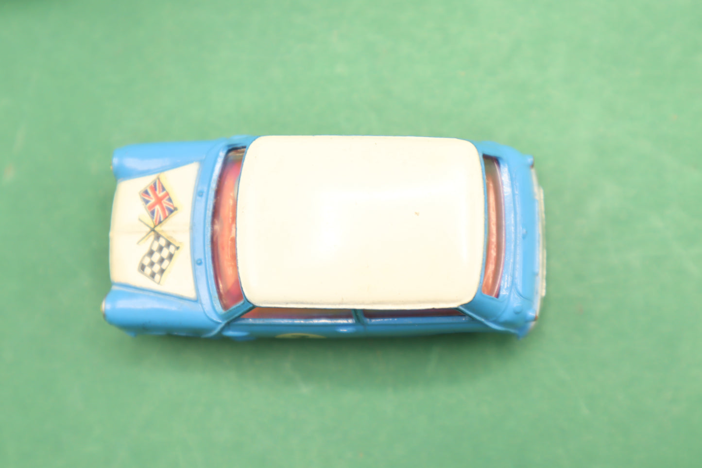 CORGI TOYS - 227- MORRIS MINI COOPER COMPETITION MODEL S - Blue SCATOLA ORIGINALE 1/43