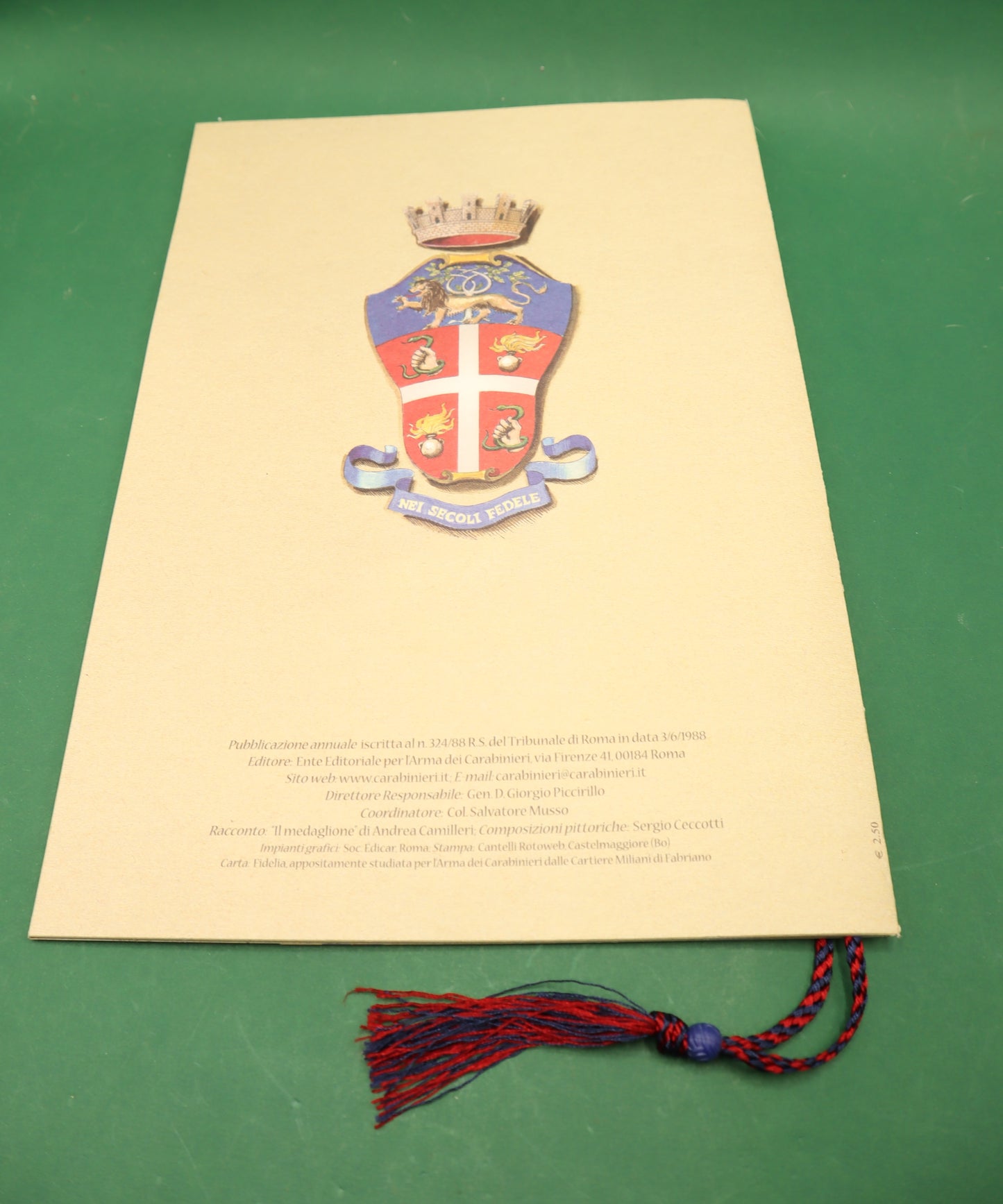 CALENDARIO STORICO DEI CARABINIERI 2005