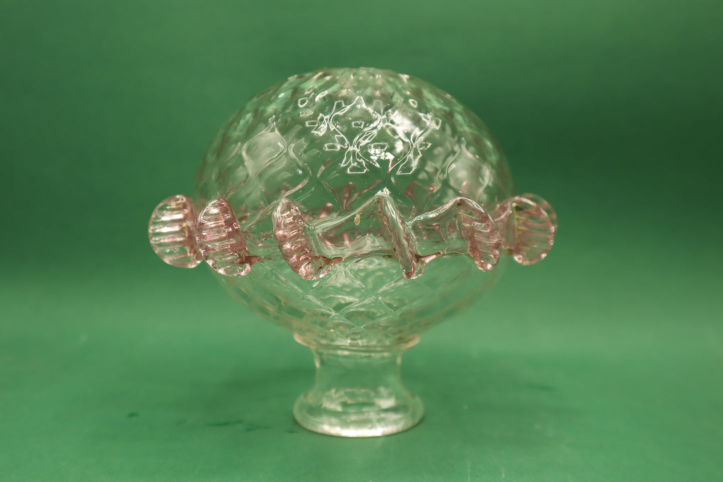 Vintage Cristallo Murano Pezzi Lampadario - Ricambio Finale Lampadario colore Rosa