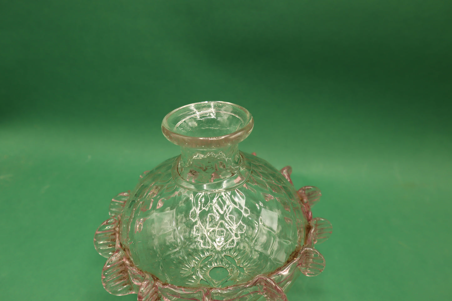 Vintage Cristallo Murano Pezzi Lampadario - Ricambio Finale Lampadario colore Rosa
