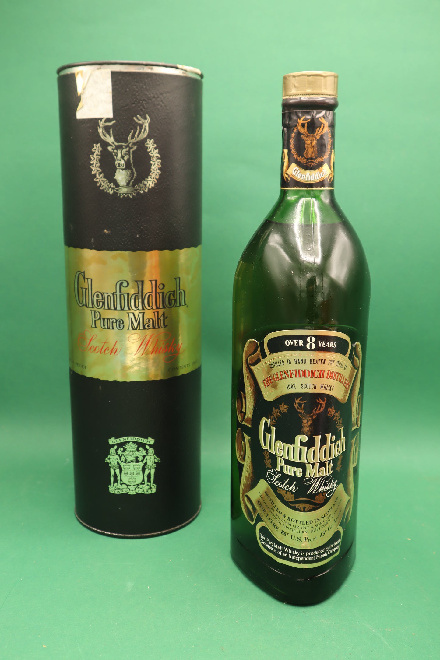 Glenfiddich Pure Malt Scotch Whiskey Scotland Piu di 8 anni 75cl