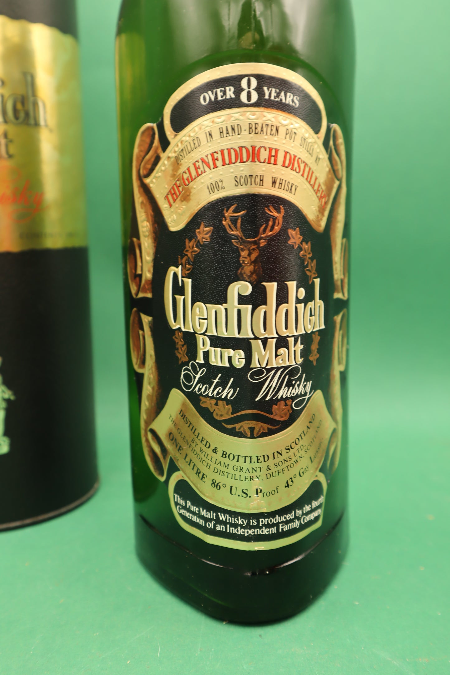 Glenfiddich Pure Malt Scotch Whiskey Scotland Piu di 8 anni 75cl
