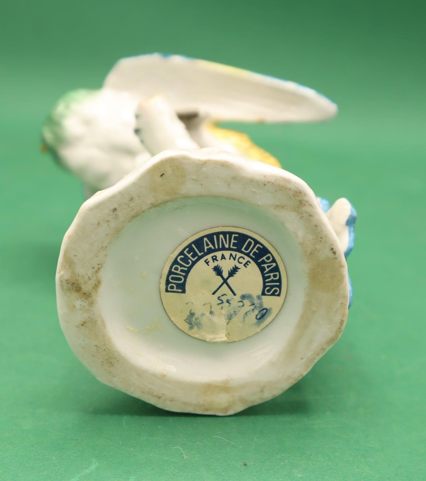 Uccellino Bird Oiseau porcelaine Ceramique de Paris XX siècle