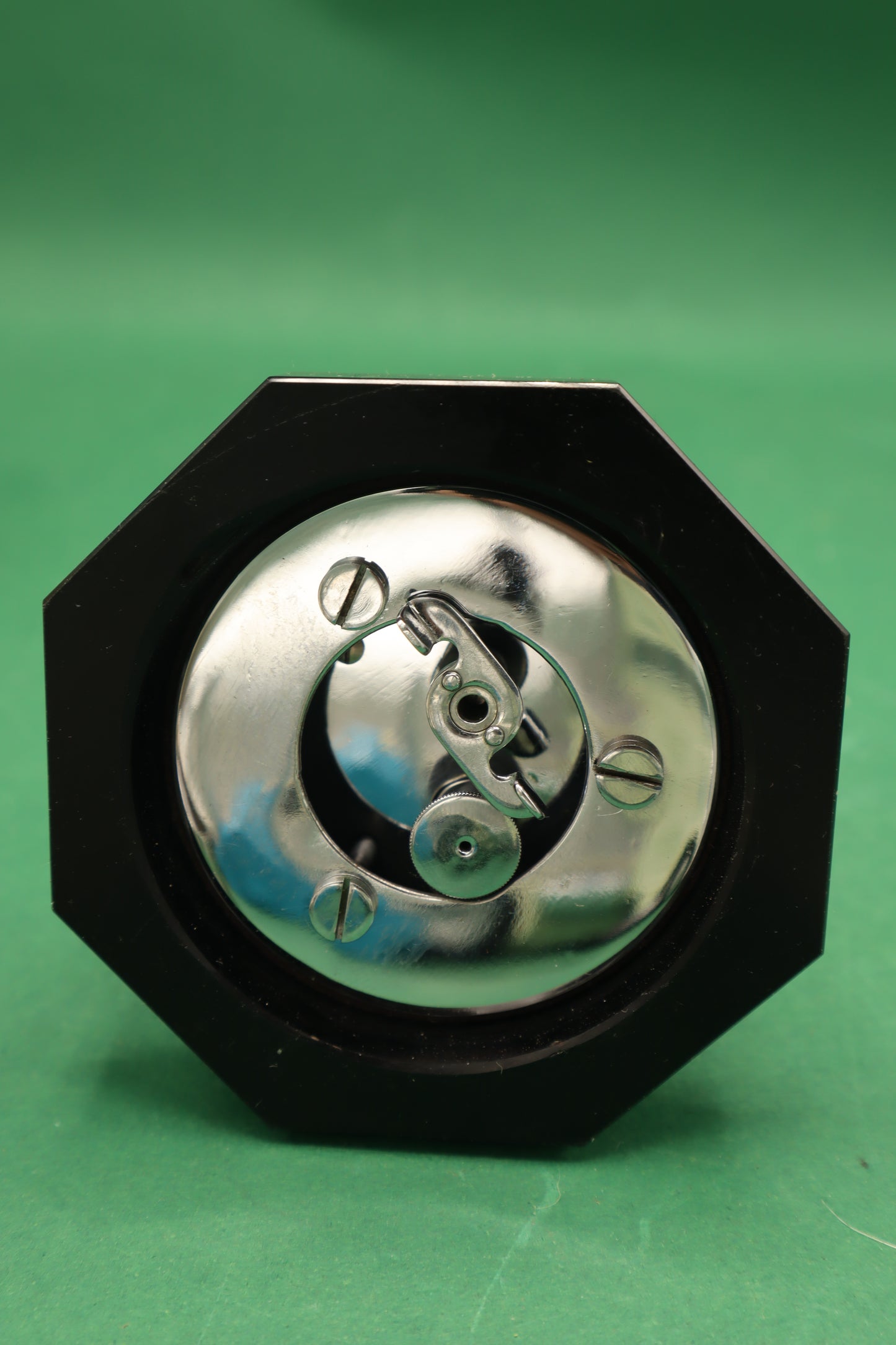 Jaeger LeCoultre desk clock partner duo face chrome from 1931