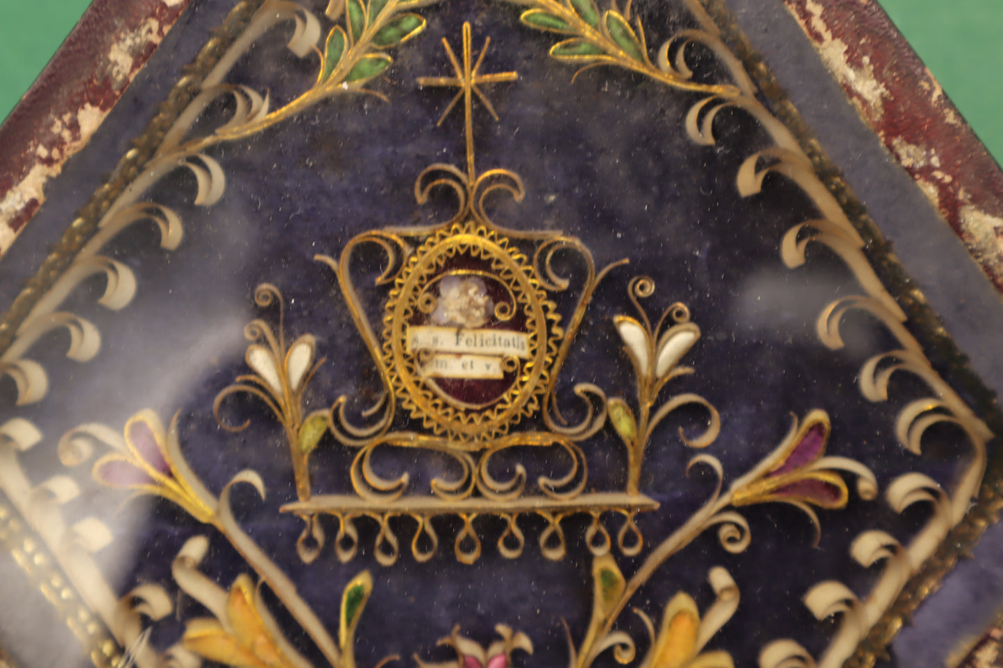 Santa Felicita di Roma Rombo S Felicitas Holy Relic Reliquary Reliquiario