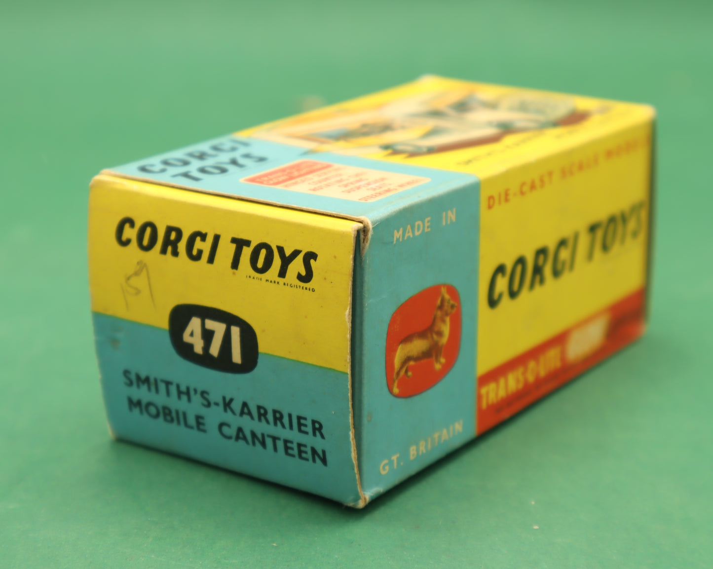 CORGI TOYS - 471 - Smiths Karrier Mobile Canteen van -Made in ENGLAND-  1/43 Anni 60