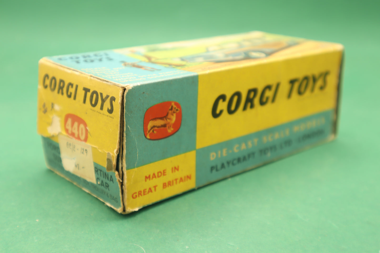 CORGI TOYS - 440 - FORD CONSUL CORTINA SUPER ESTATE CAR -PLAY CRAFT TOYS LTD LONDON- SCATOLA ORIGINALE 1/43