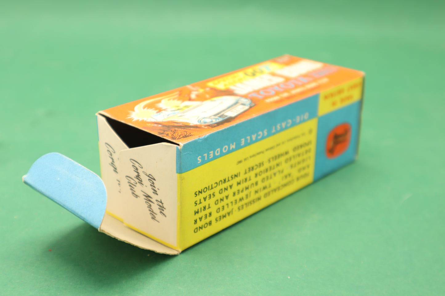 CORGI TOYS - 336 - JAMES BOND TOYOTA 2000GT-SCATOLA ORIGINALE, ISTRUZIONI, BOMBE