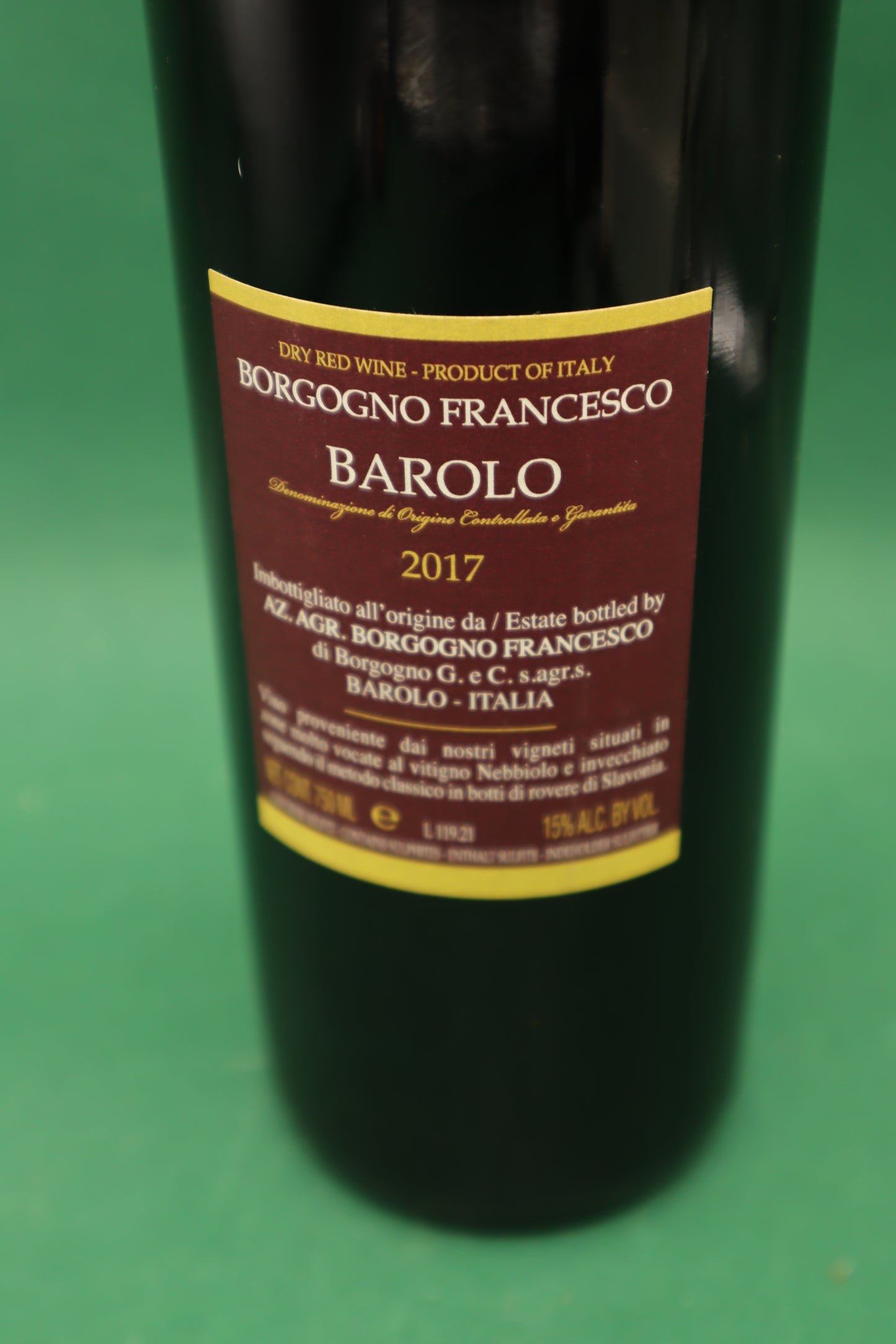 Barolo 2017 - Francesco Borgogno Barolo - Brunate - 0,75 lt