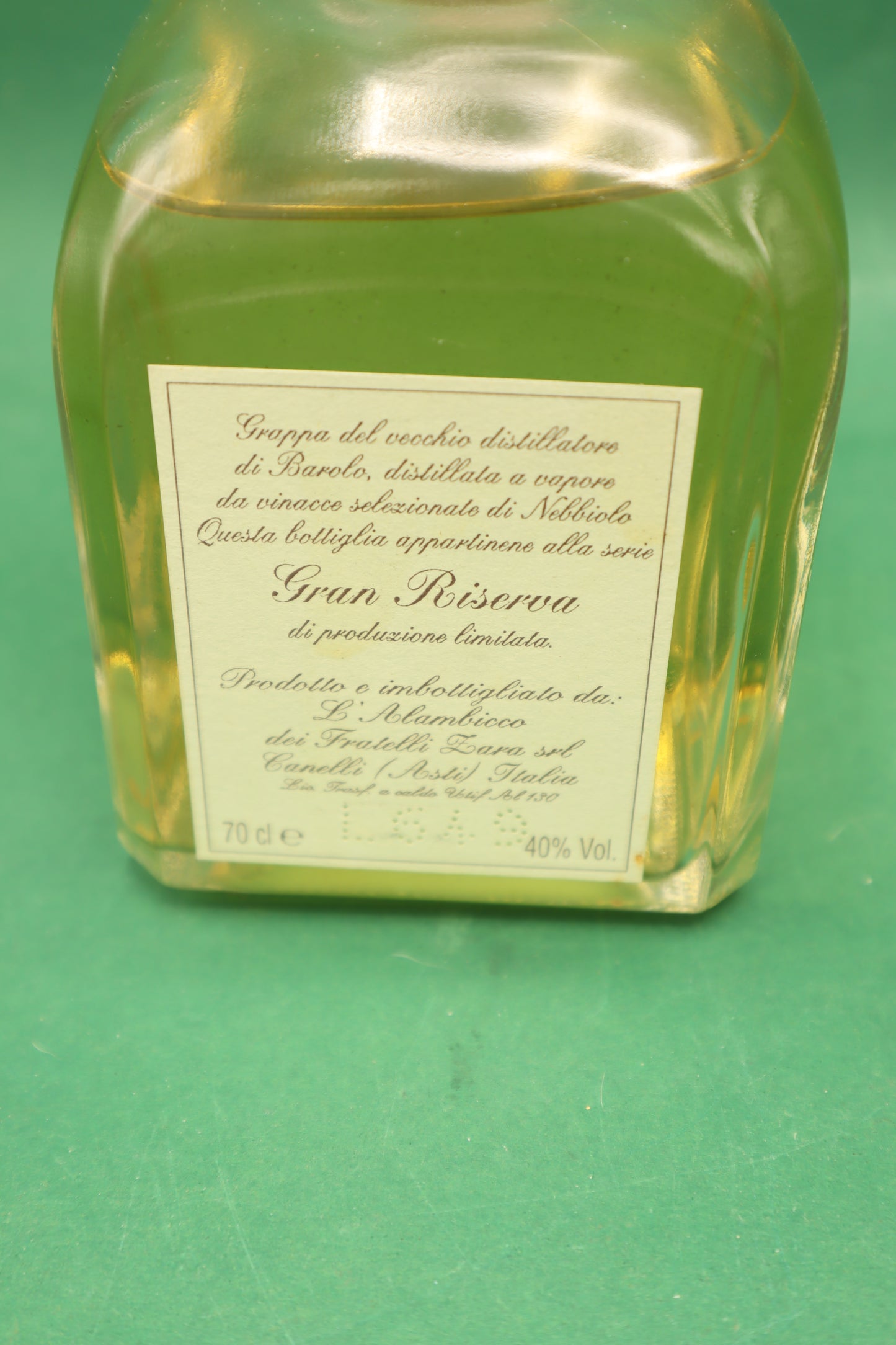 Grappa Gran Riserva Barolo di Zara 0,75L - Canelli, Asti