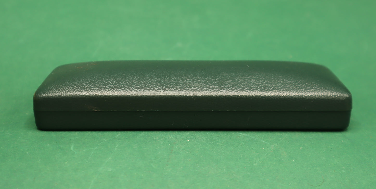 Vintage Pelikan MK10 Piston filler Penna Stilografica Verde Nero oro Scatola orginale Anni 70