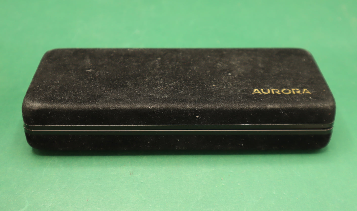 Vintage Aurora 88 Penna Stilografica Nero Oro Scatola documenti garanzia originali Anni 80/90