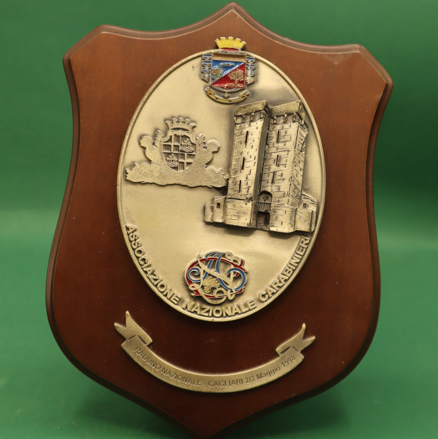 Vintage Crest associazione Nazionale Carabinieri Cagliari 1998 Prodotto Italiano originale
