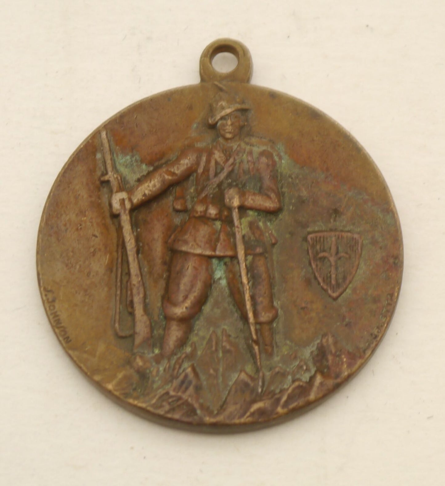 MEDAGLIA Adunata Alpini Trieste 1939 XVII ERA Bronzo