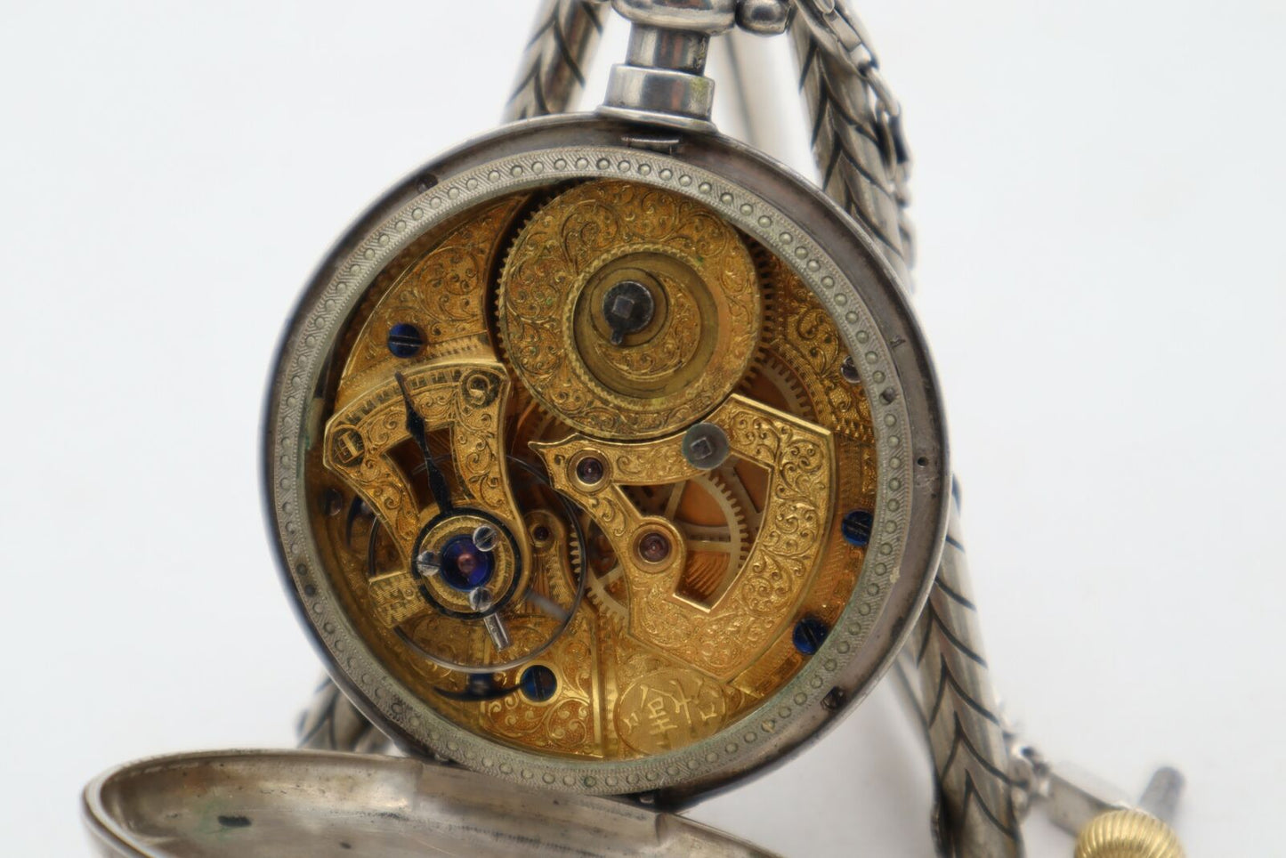 Pocket Watch Bovet China Duplex Market Taschenuhr 56mm