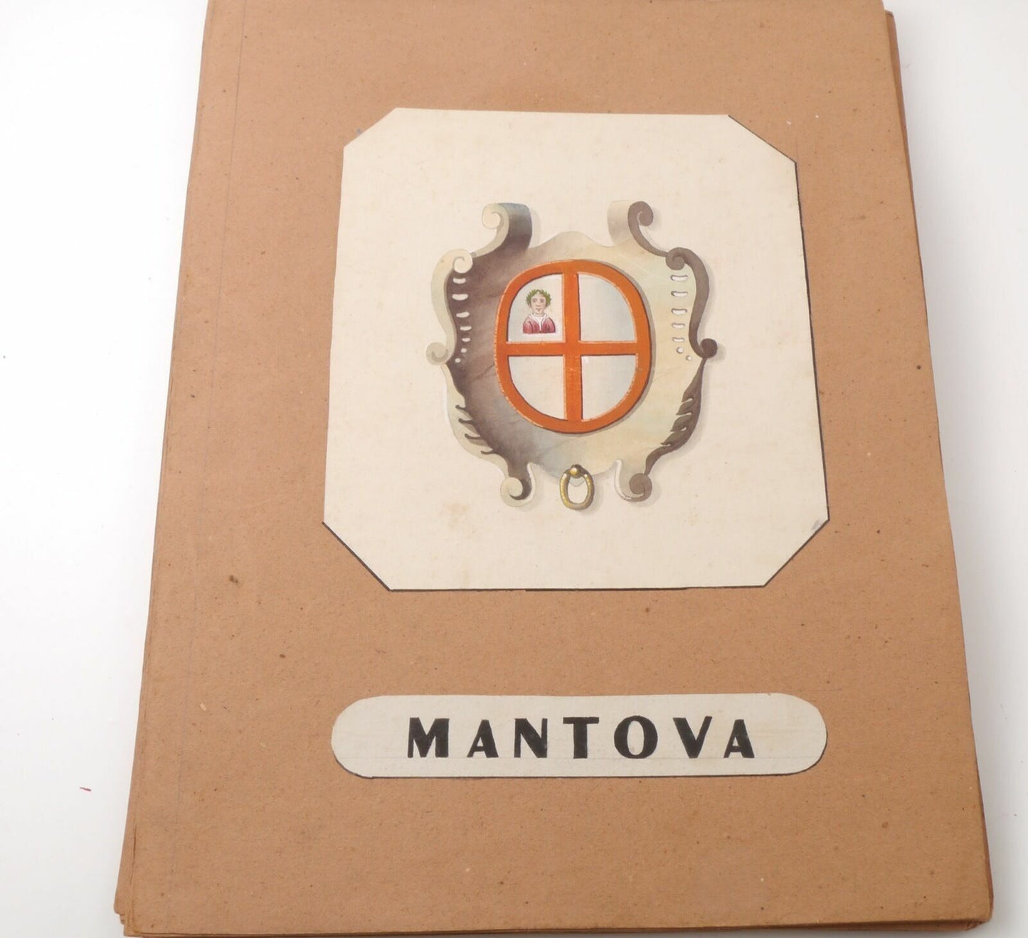 Acquarello XIX Emblema Modena Lombardia Italy 800 Watercolour Inc. Cioffi