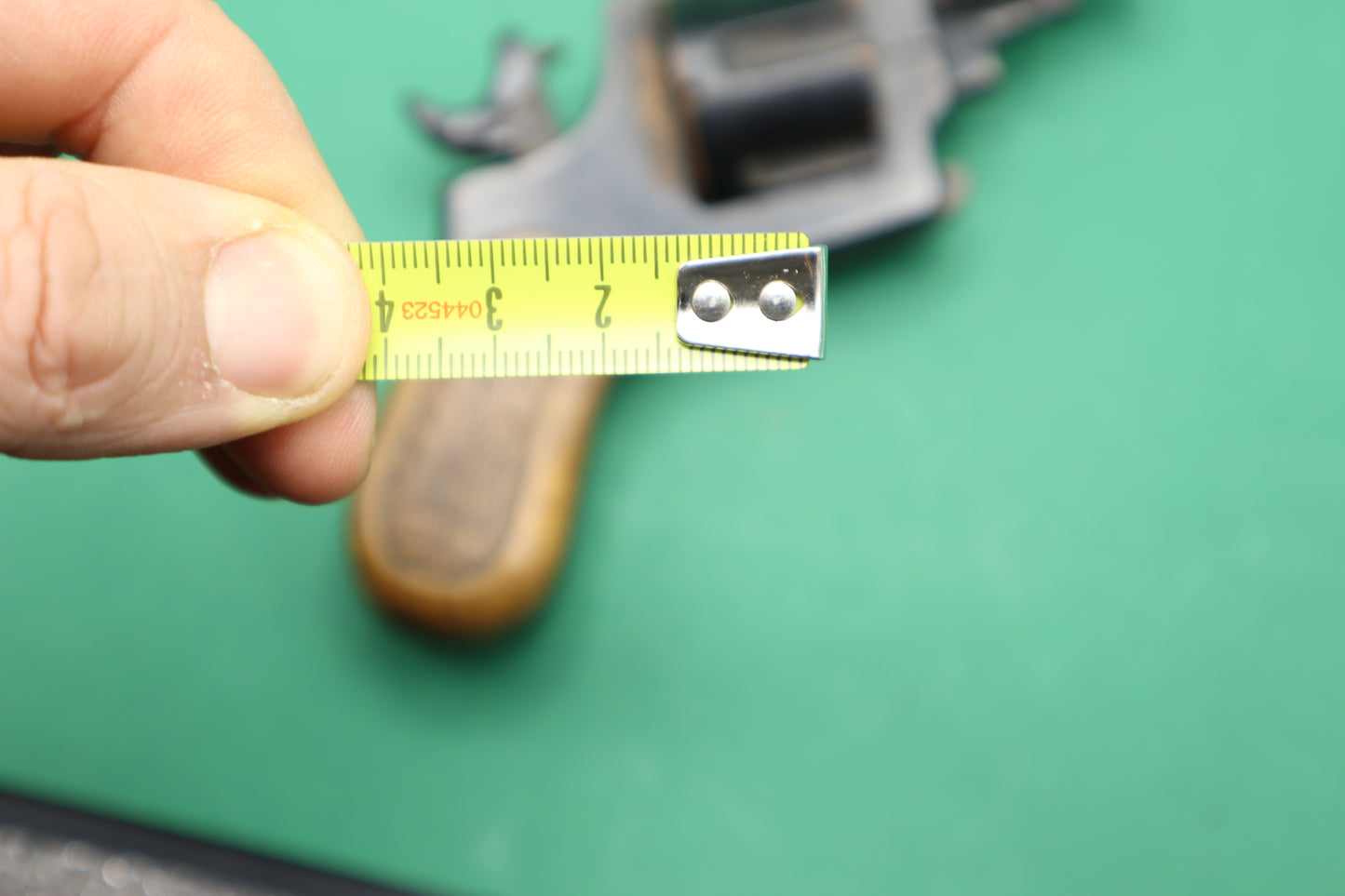 Rarissima pistola giocattolo western colt Edison vintage in legno da collezione