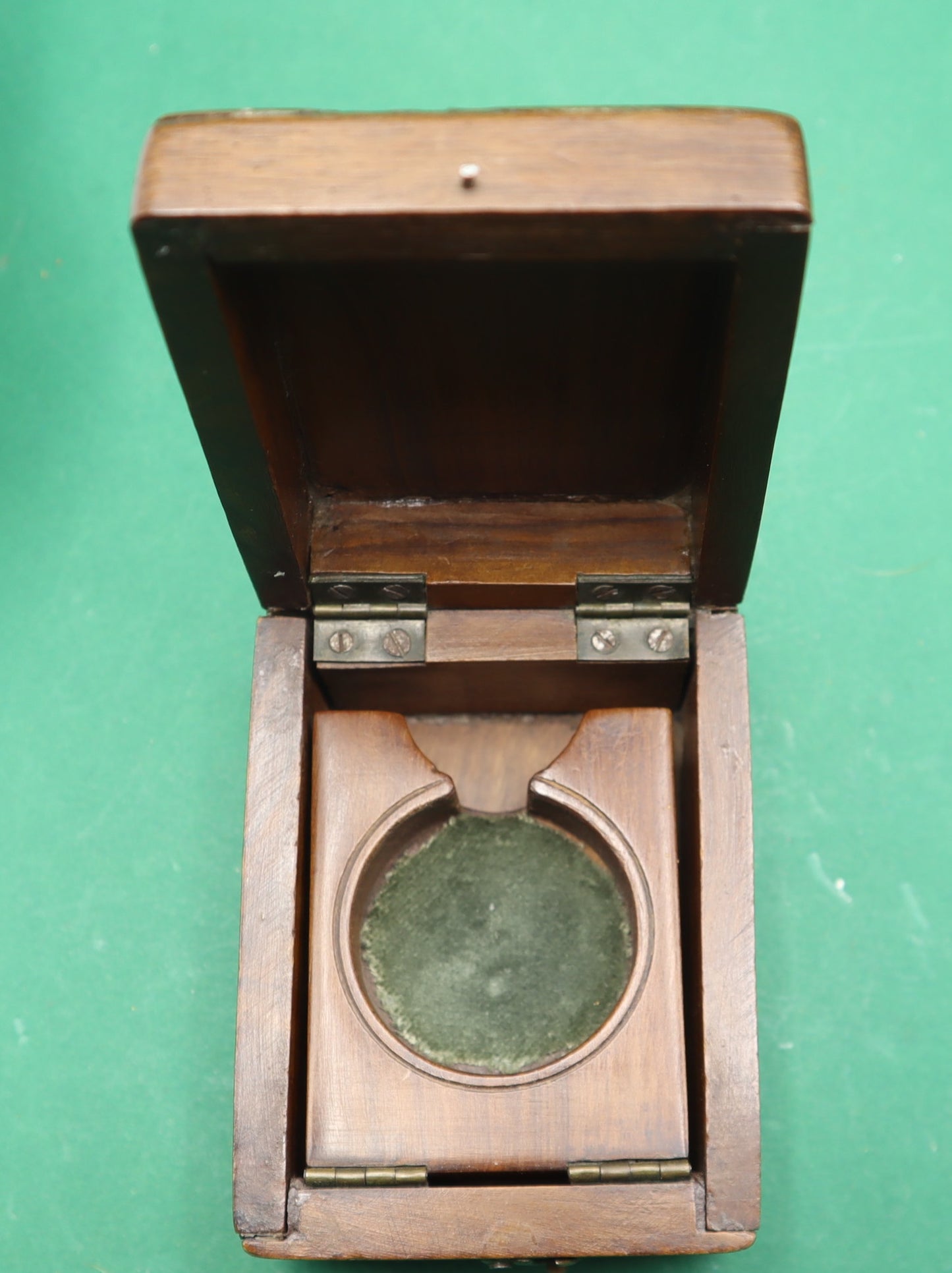 Scatola Orologio Porta Orologio Legno Francese Intarsiato Watch Holder Souvenir Intarsio