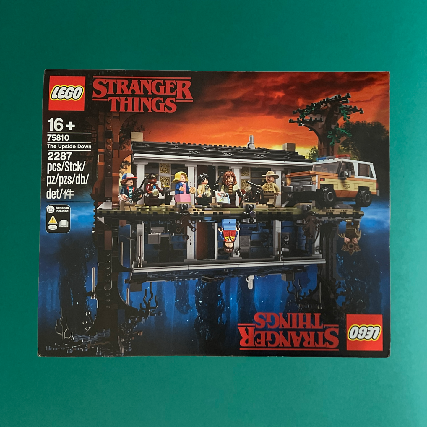 Lego 75810 Stranger Things scatola vuota empty box