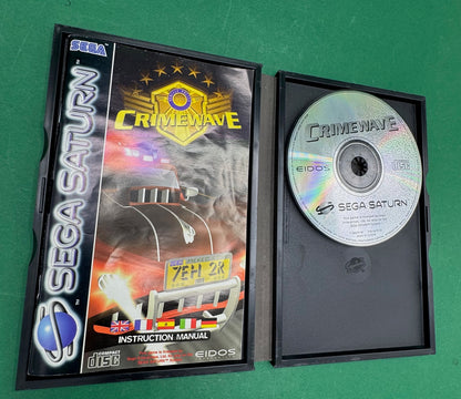 Crimewave per Sega Saturn PAL con custodia e manuale