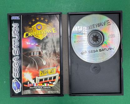 Crimewave per Sega Saturn PAL con custodia e manuale