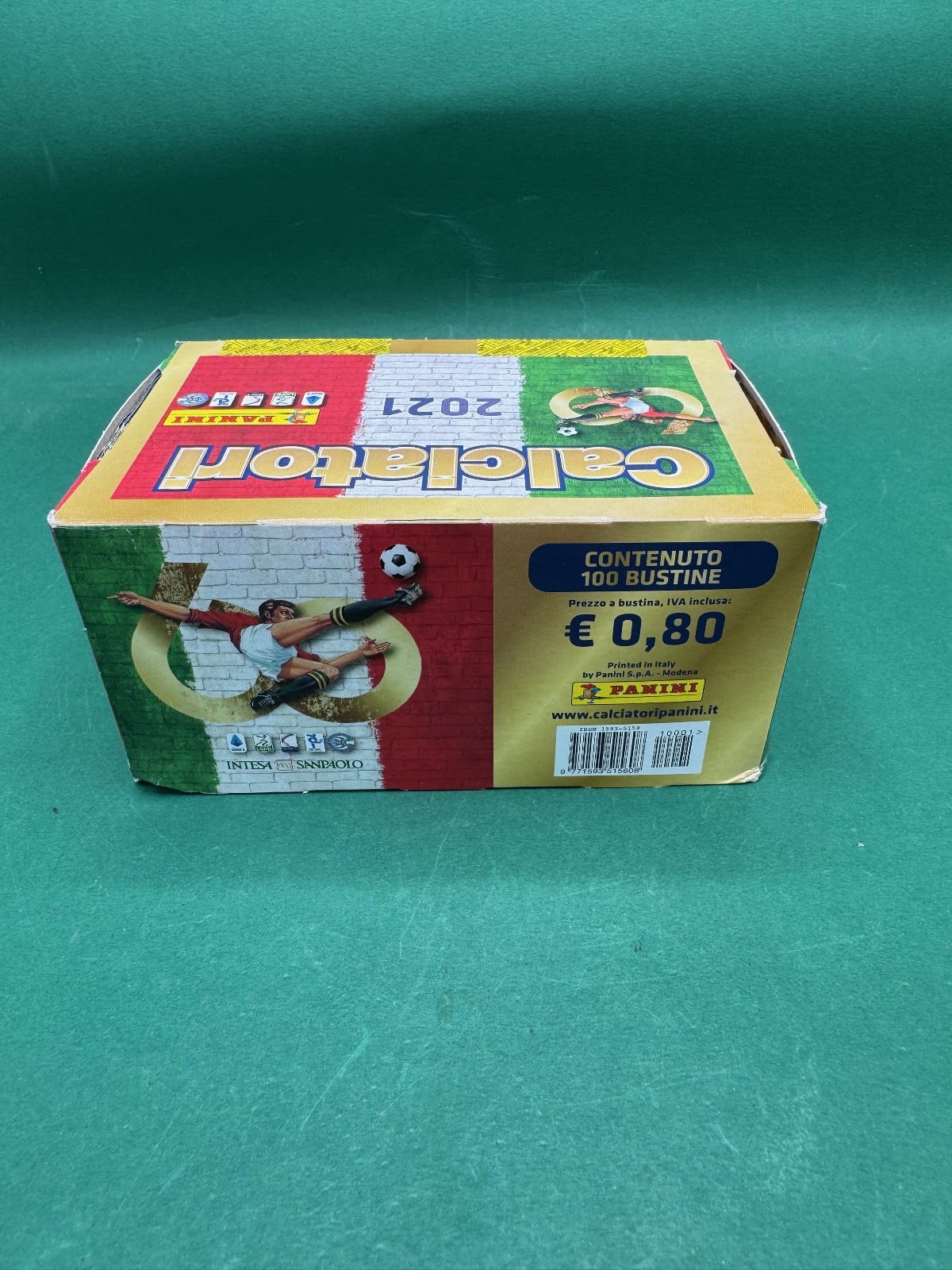 Panini Calciatori 2021 - box con 100 bustine nuove - esemplare 1
