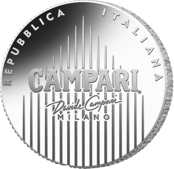 4 EURO ARGENTO ITALIA 2025 CAMPARI - PROOF