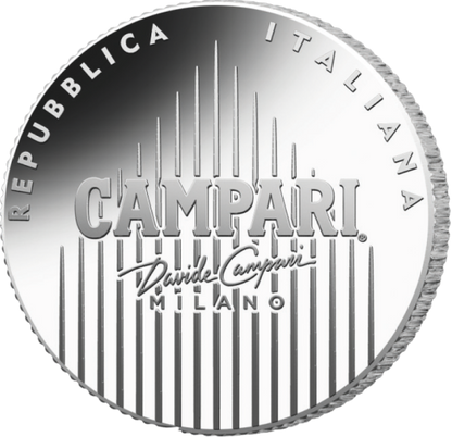 4 EURO ARGENTO ITALIA 2025 CAMPARI - PROOF