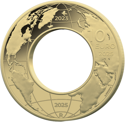 10 Euro Italia 2025 Amerigo Vespucci Proof Ciambella – Moneta Ufficiale IPZS