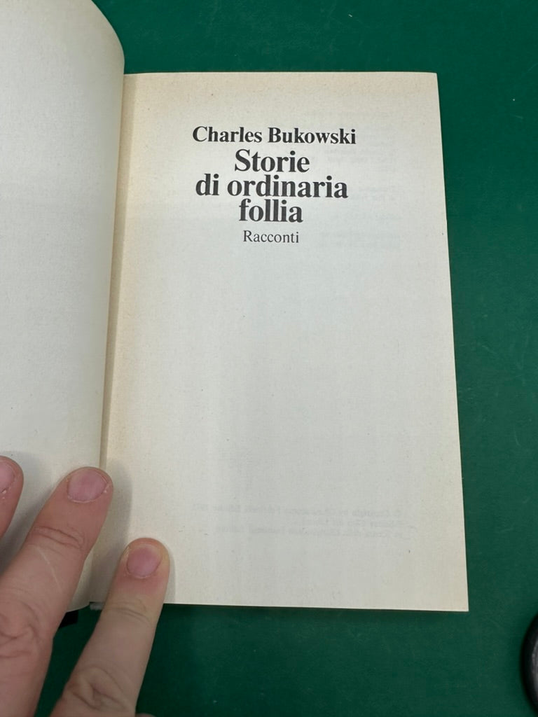 Charles Bukowski Storie di ordinaria follia CDE 1982 Club degli Editori raro